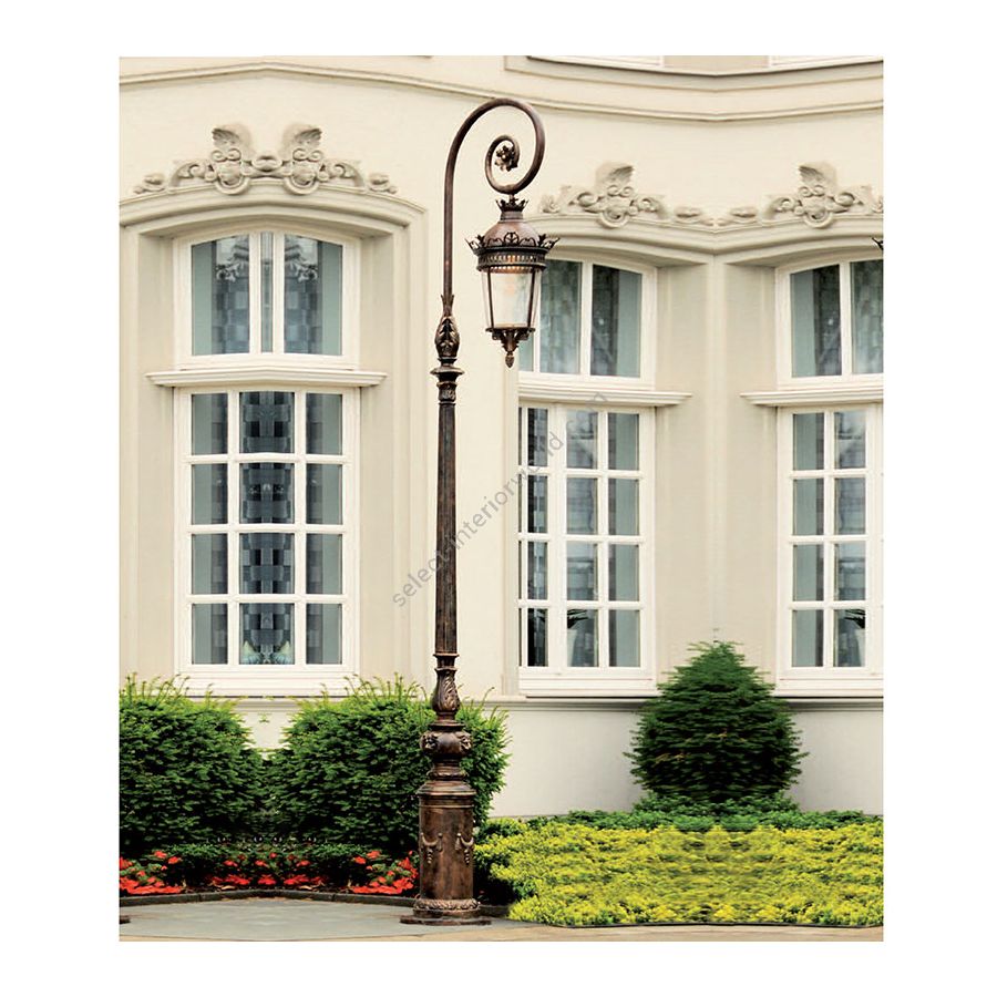 Patina finish, 1 light (cm.: H 491.5 / inch: H 193.3")