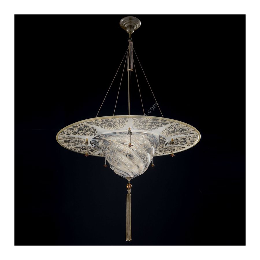 White decor glass colour