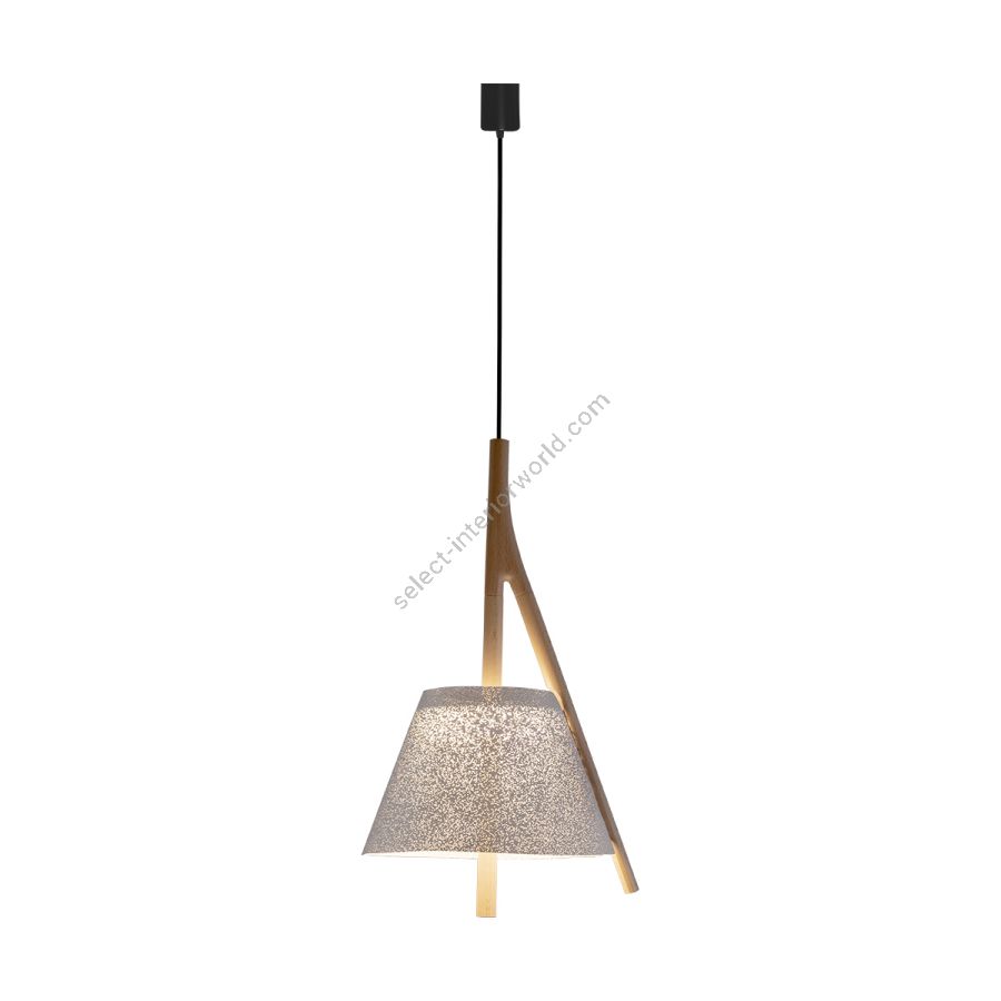 Pendant lamp / White (BL) finish / Size (HxWxD) cm.: 150 (H1/45) x 26 x 23 / inch.: 59.1" (H1/17.7") x 10.2" x 9"