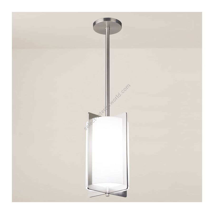 Polished Nickel finish (cm.: W 25.7 x D 25.7 / inch.: W 10" x D 10")