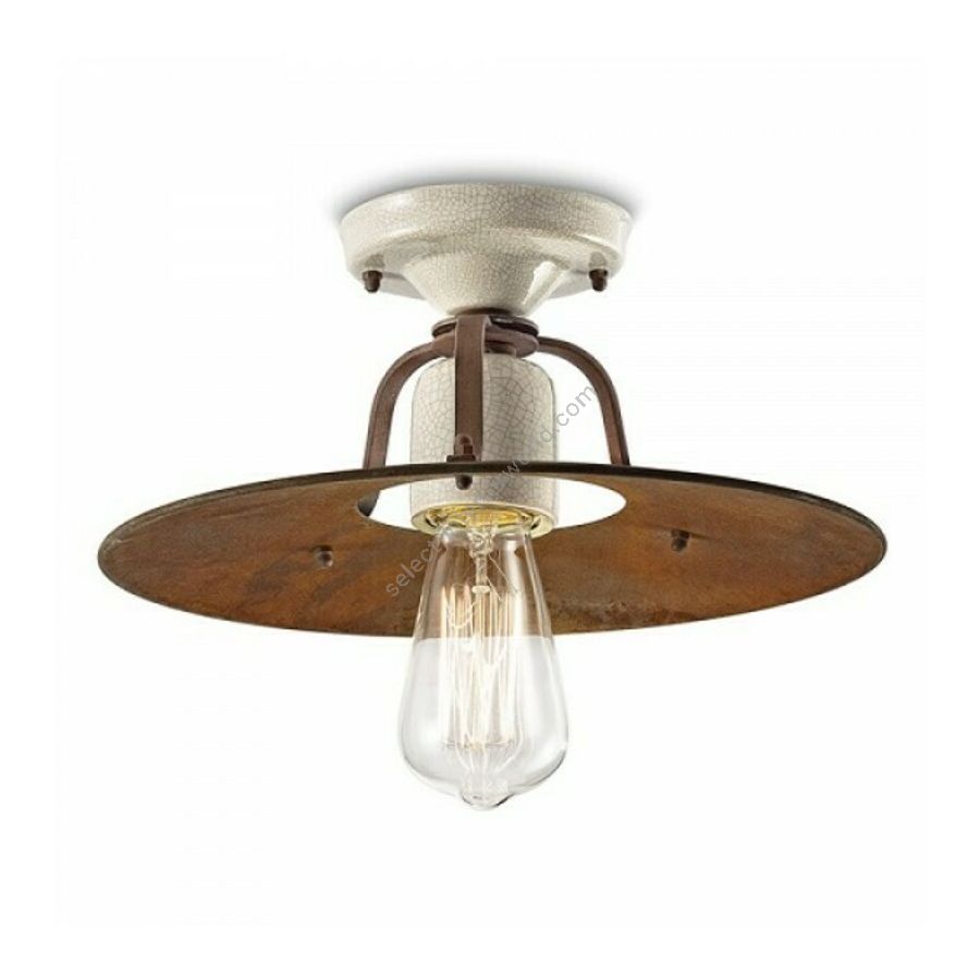 Craquele (18) finish (cm.: 13 x 30 x 30 / inch.: 5.1" x  11.8" x 11.8")