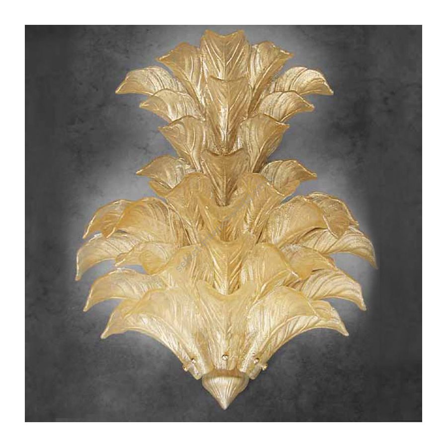 24 Kt gold leaf glass