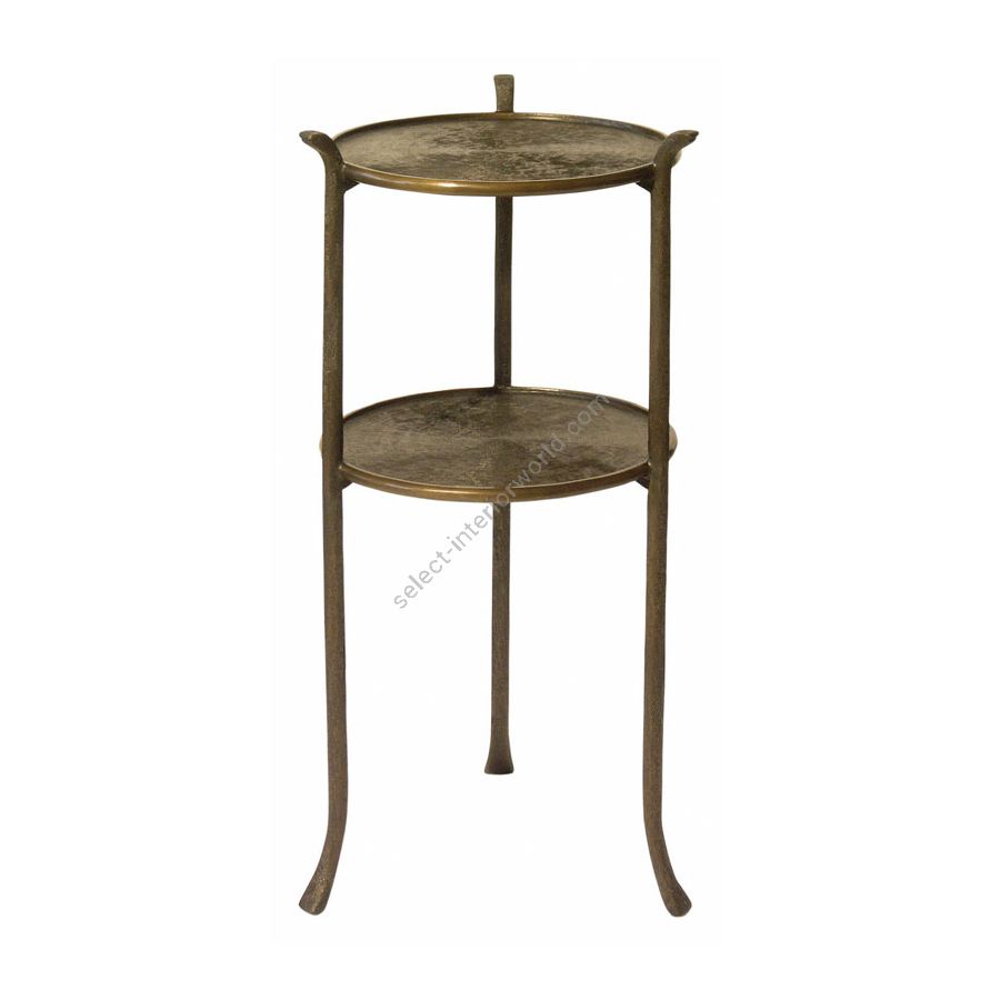 Light golden brown patina finish