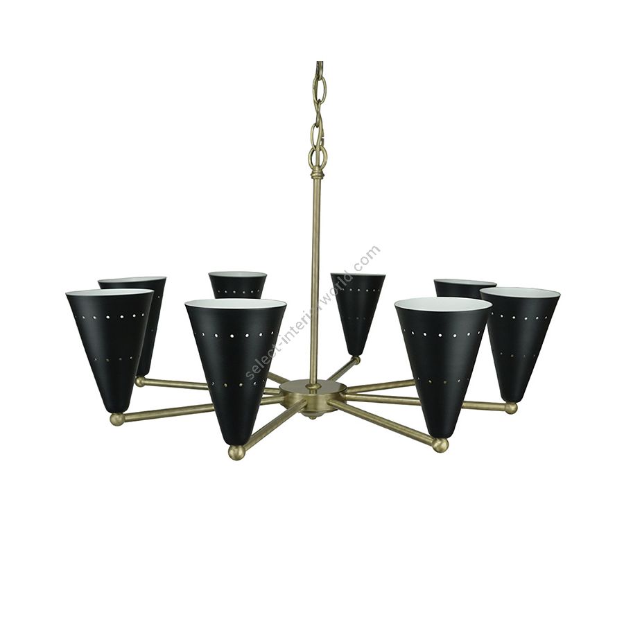 Brushed bronze finish