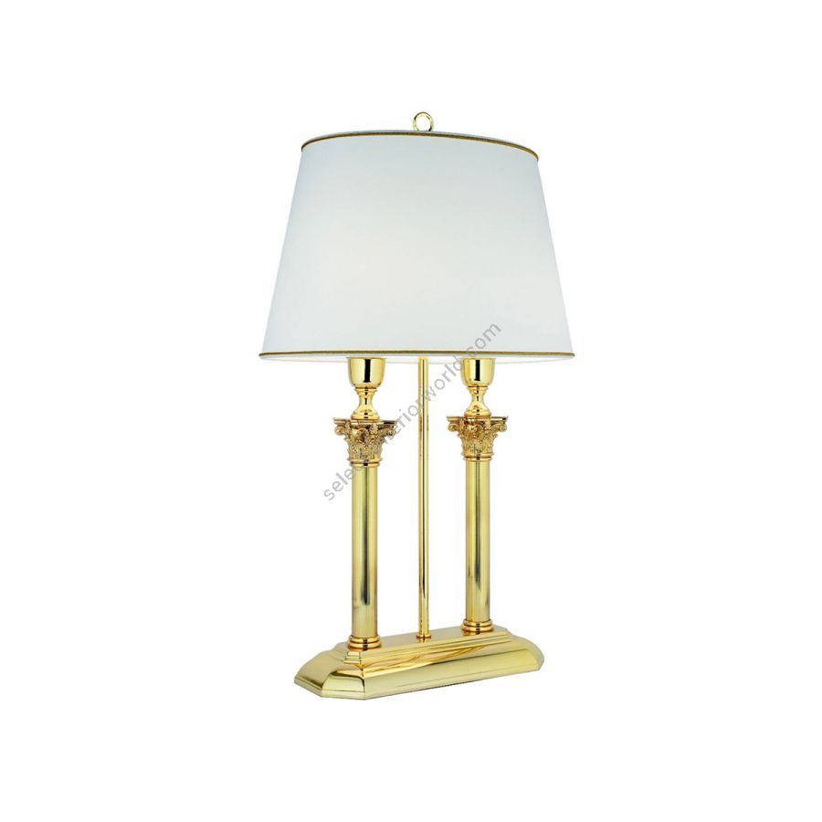 Table Lamp / Classic Style / Polished brass finish