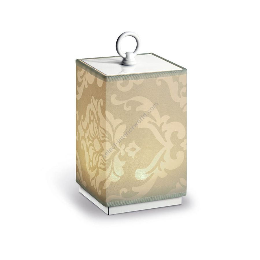 Royal Bianco fabric lampshade