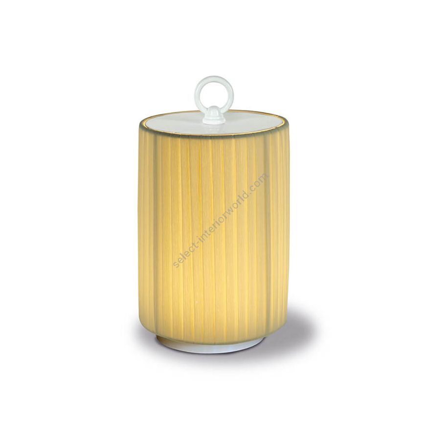 Creponne Avorio fabric lampshade