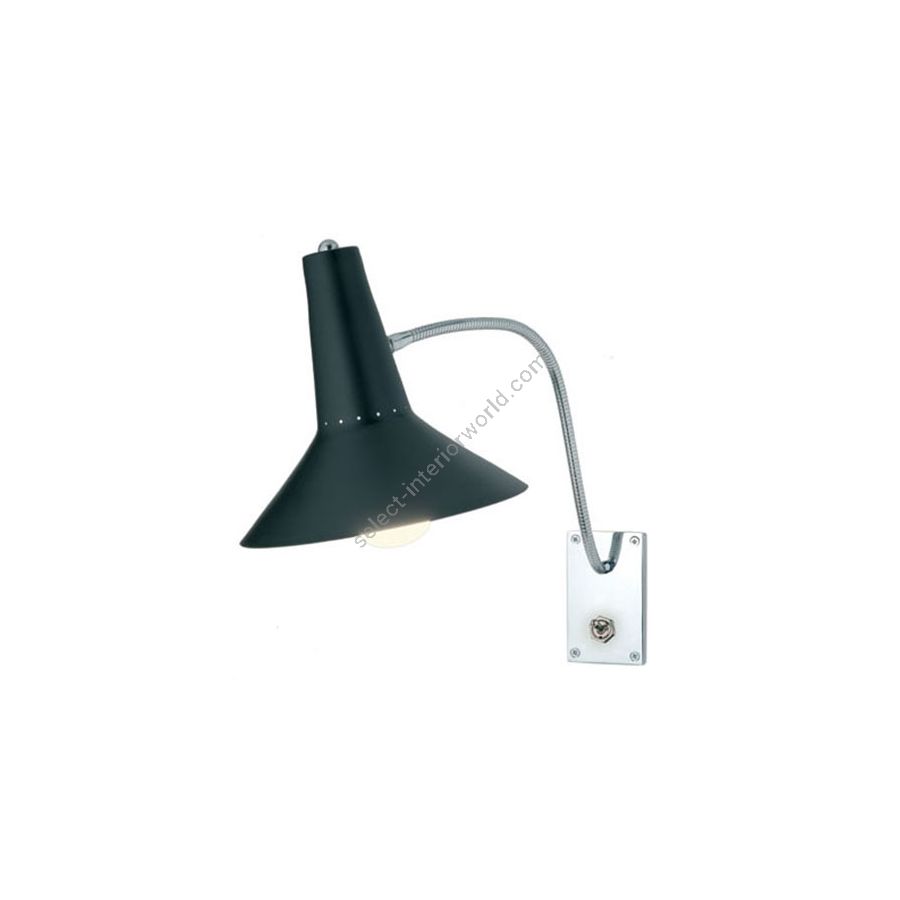 Black metal lampshade