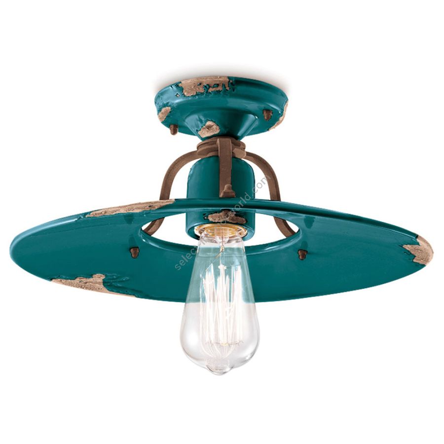 Green (Viv) finish (cm.: 15 x 40 x 40 / inch.: 5.9" x  15" x 15")