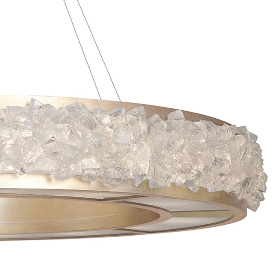 Soft Gold Leaf Finish