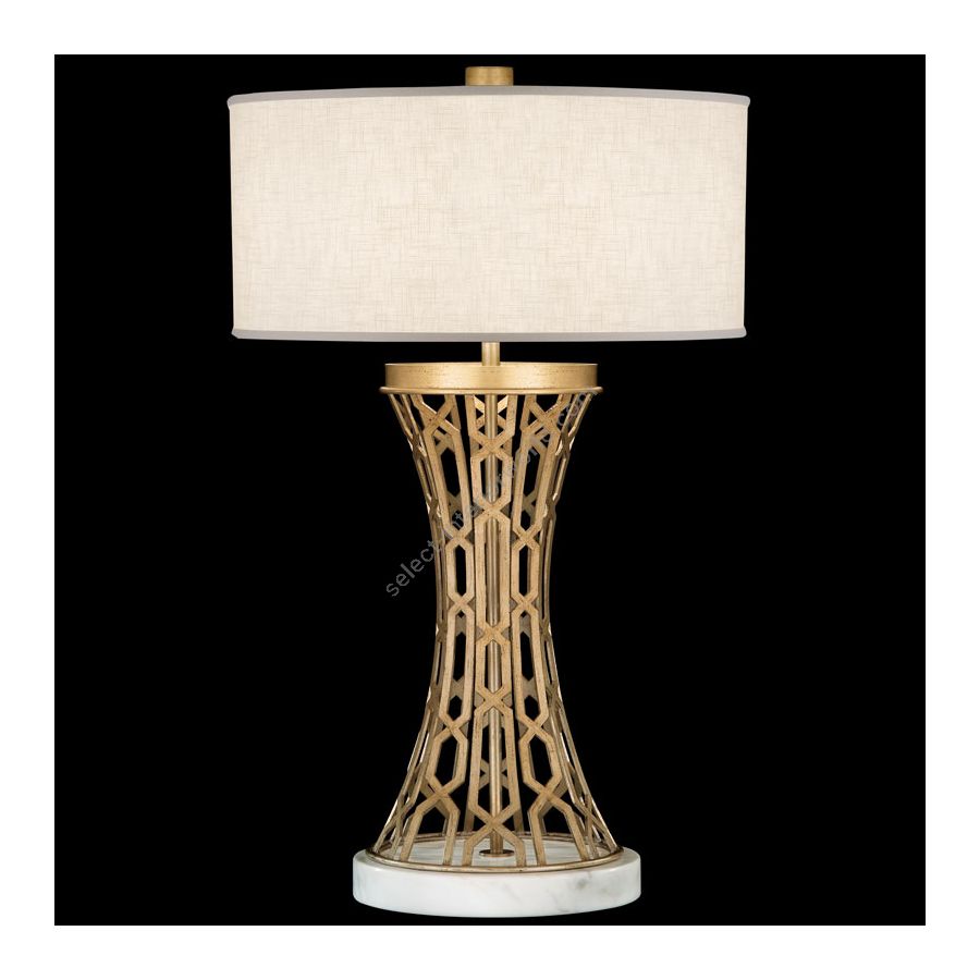 Burnished gold leaf finish