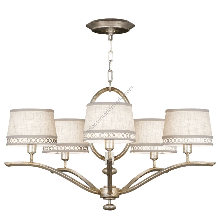 Silver / White Linen Shades - 785440