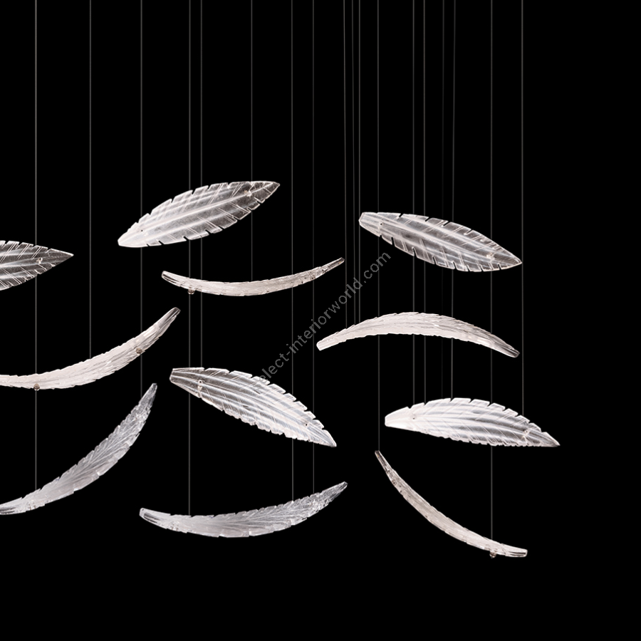 Elevate 54″ 894840-122 Silver / White “Plumes”