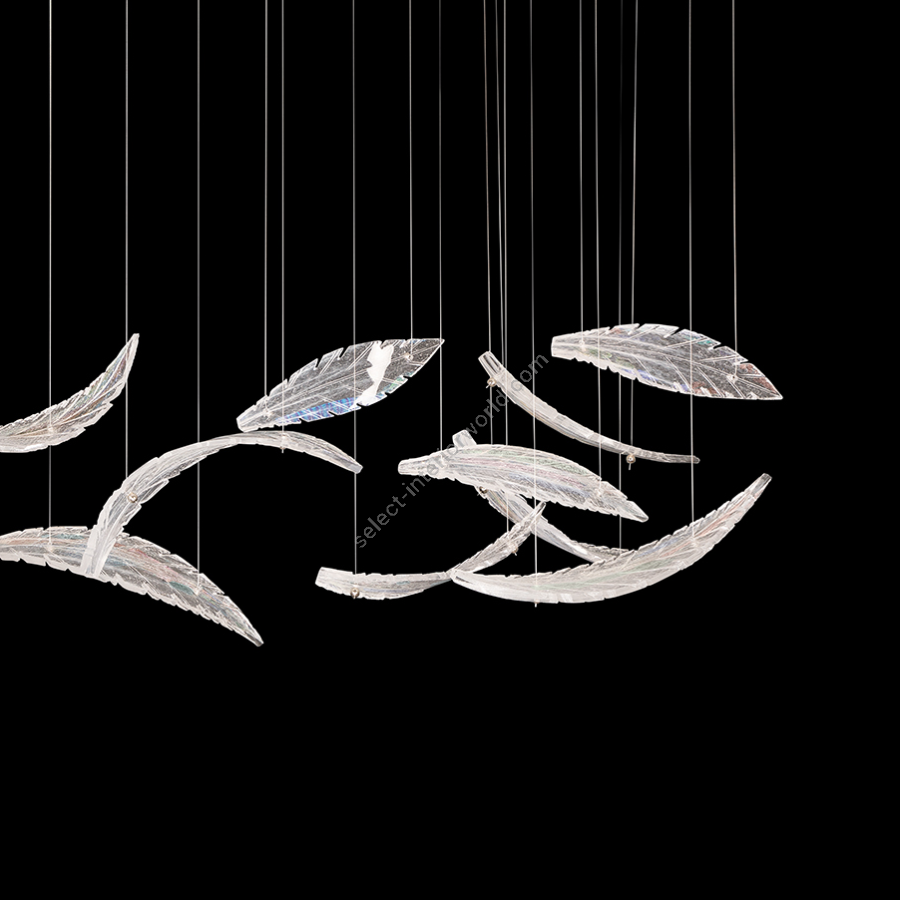 Elevate 54″ 894840-212 Gold / Dichroic “Plumes”