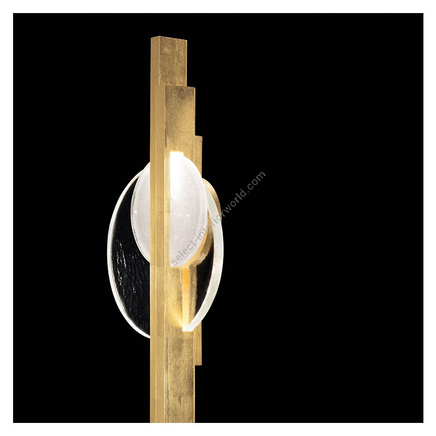 Gold Leaf / Clear & White Glass 920650-3