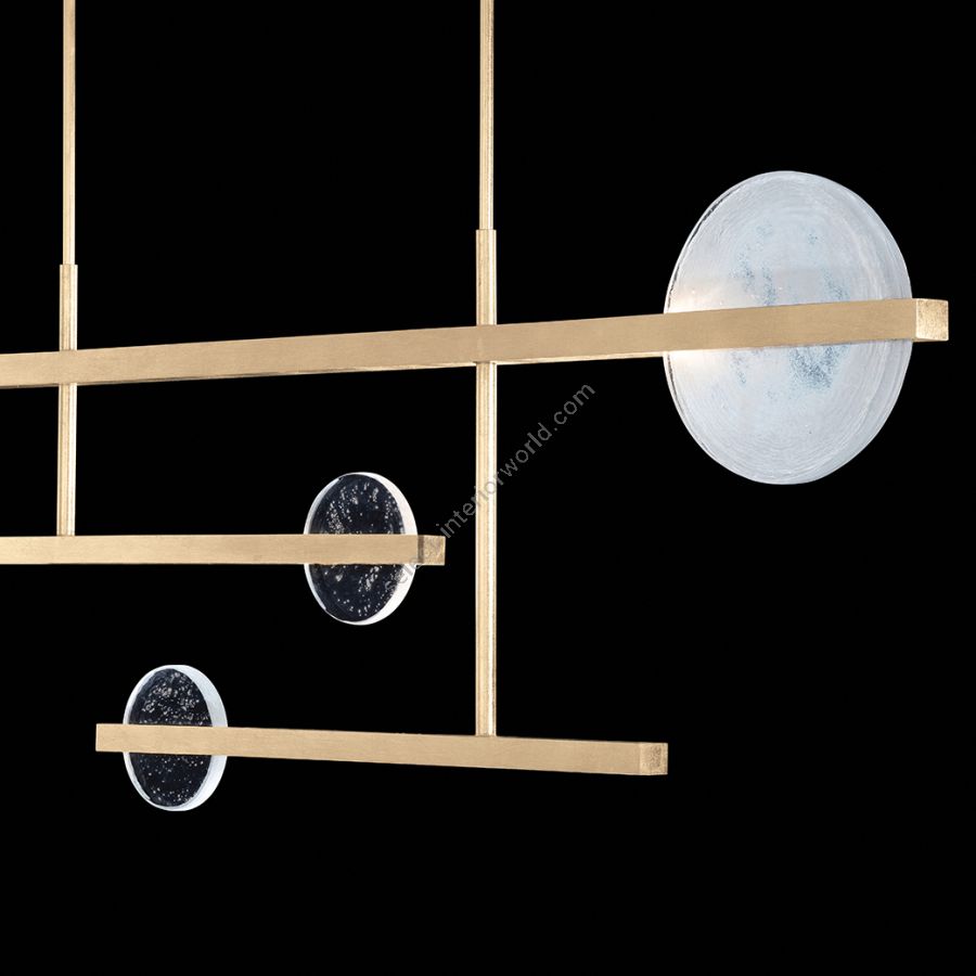 Soft Gold Leaf / Clear & White Glass 921240-5