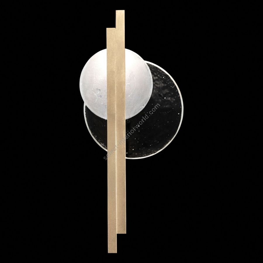 Soft Gold Leaf / Clear & White Glass 921650-5