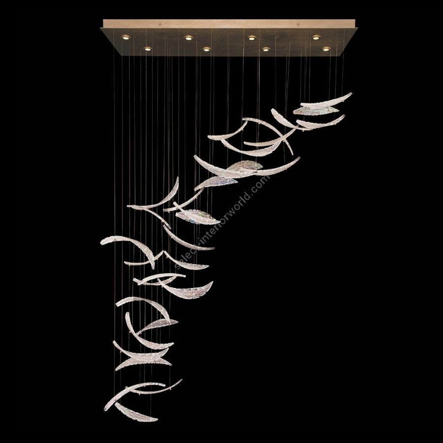 Elevate 54″ 894840-211 Gold / Dichroic “Plumes”