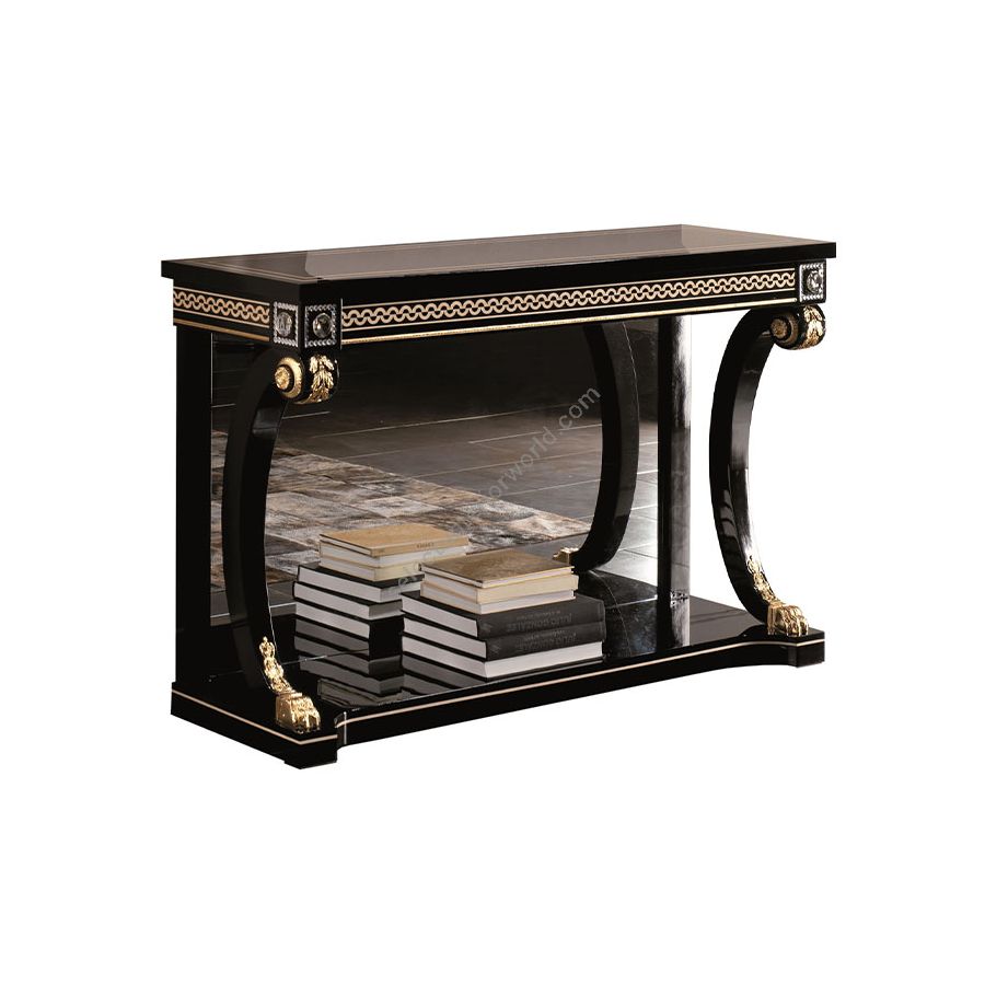 Console table / Black Lacquered finish