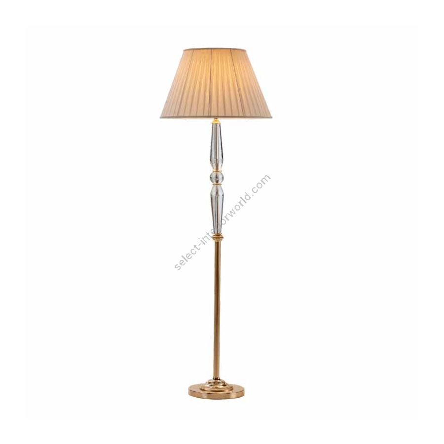 Floor lamp / Antique Gold Plated finish