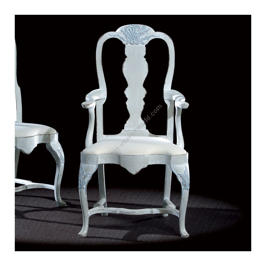 White off calico upholstery