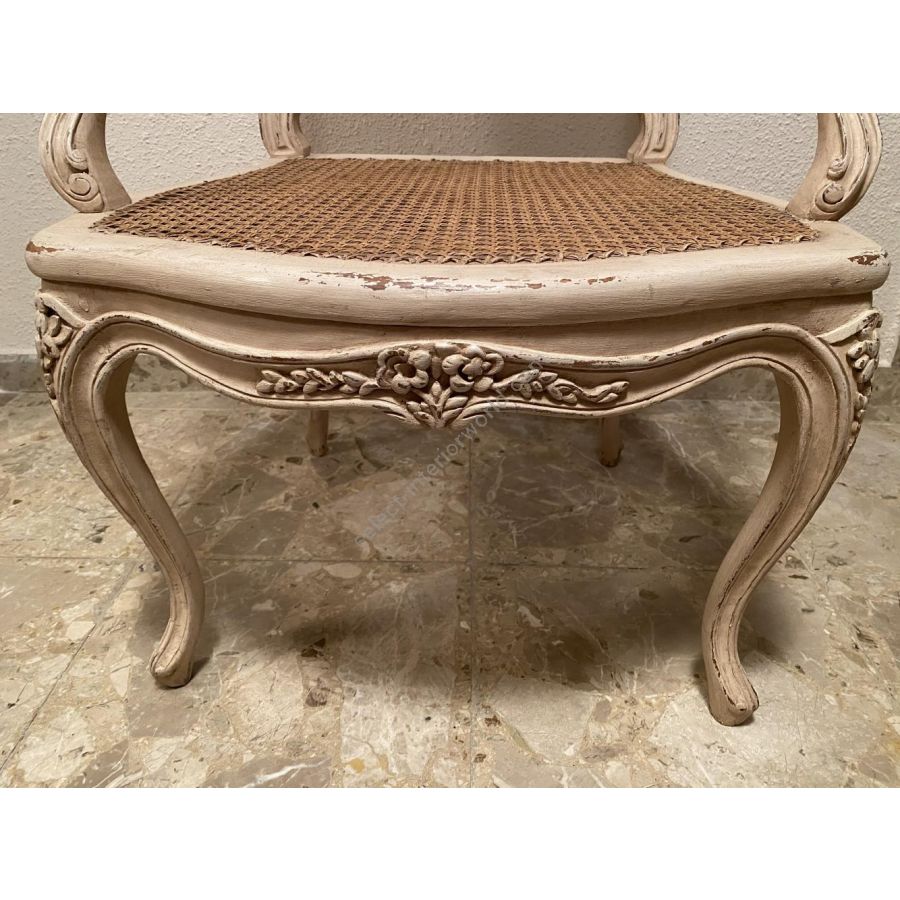 Louis XV Blanchard Armchair Reproduction of antique model by Massant