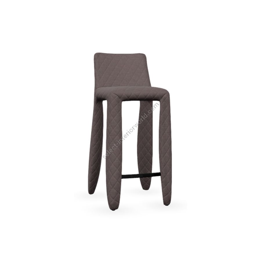 Barstool / Grey Grey (Macchedil Grezzo) upholstery / Size (HxWxD) cm.: 103 x 41 x 51 / inch.: 40.55" x 16.1" x 20.1"