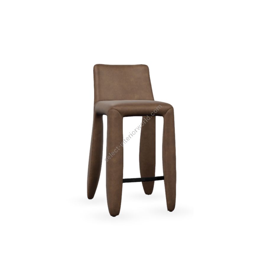 Barstool / Taupe (Abbracci) upholstery / Size (HxWxD) cm.: 93 x 41 x 51 / inch.: 36.61" x 16.1" x 20.1"