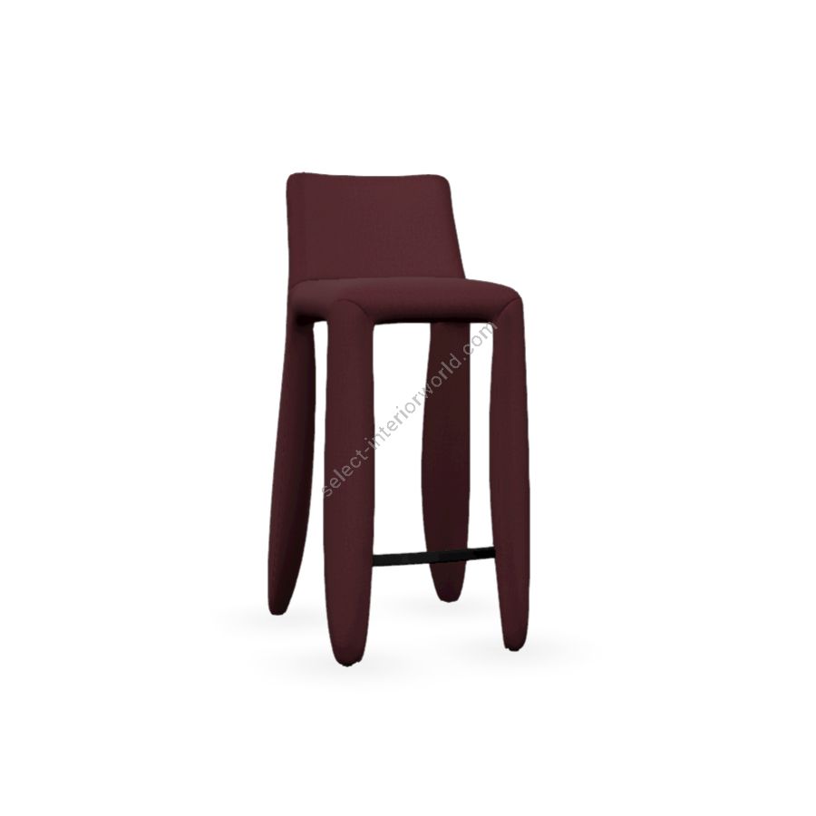 Barstool / Hinde (Justo) upholstery / Size (HxWxD) cm.: 103 x 41 x 51 / inch.: 40.55" x 16.1" x 20.1"