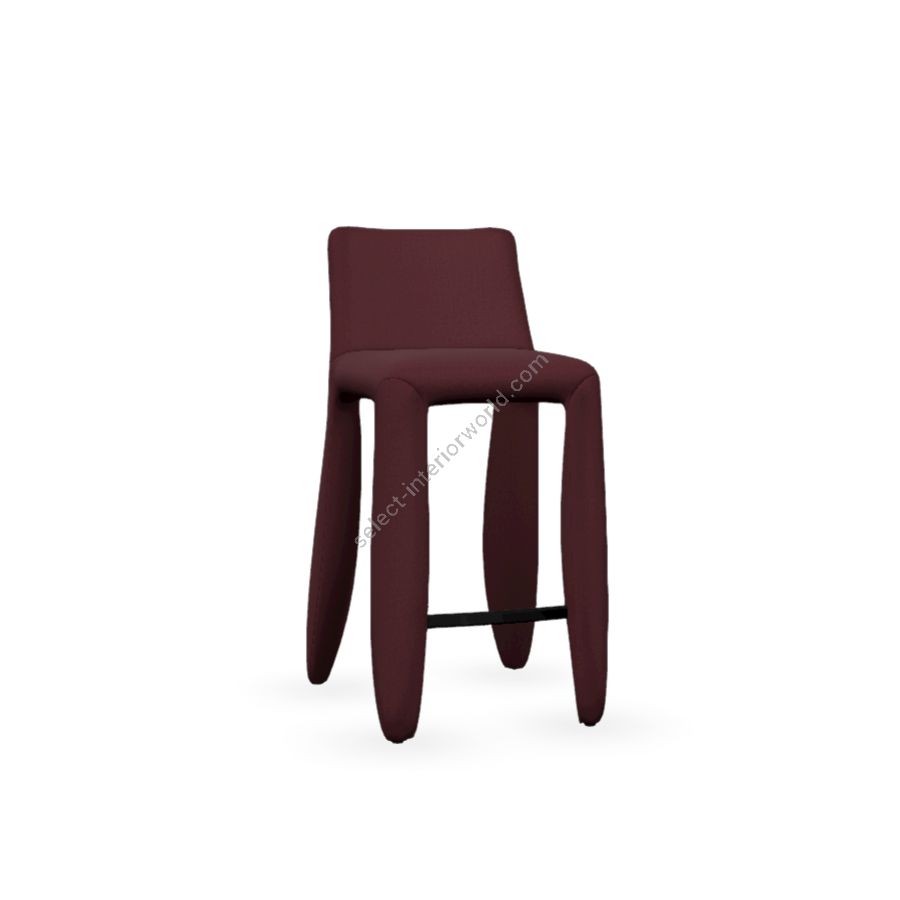 Barstool / Hinde (Justo) upholstery / Size (HxWxD) cm.: 93 x 41 x 51 / inch.: 36.61" x 16.1" x 20.1"