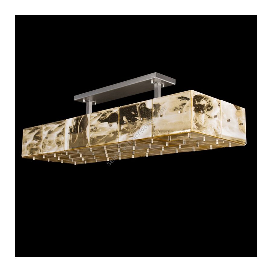 White & Gold glass color