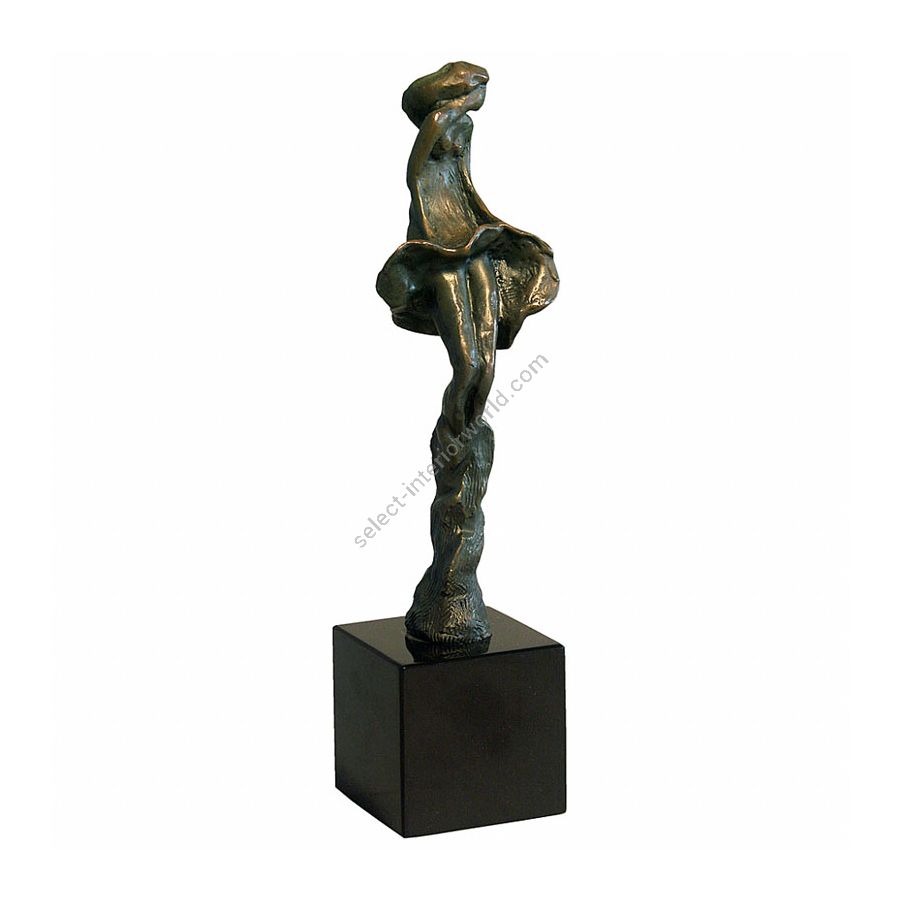 Green / brown patina finish