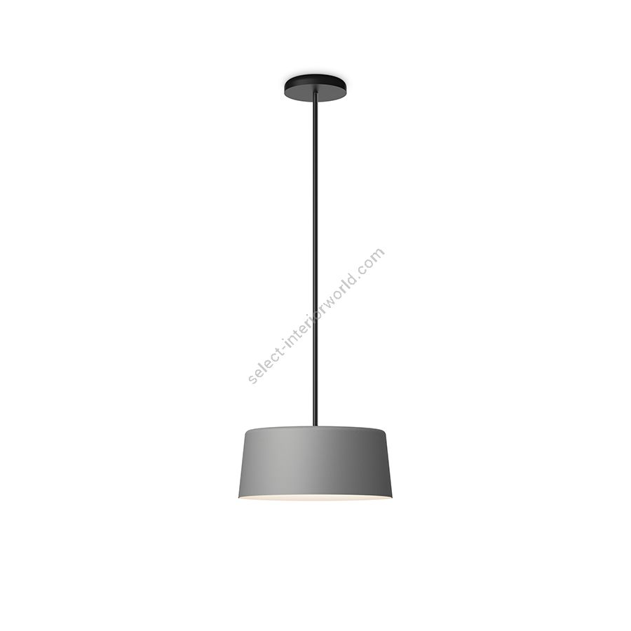 Hanging led lamp / Grey L2 finish / Size - cm.: 108 (H1/18+H2/90) x 41 x 41