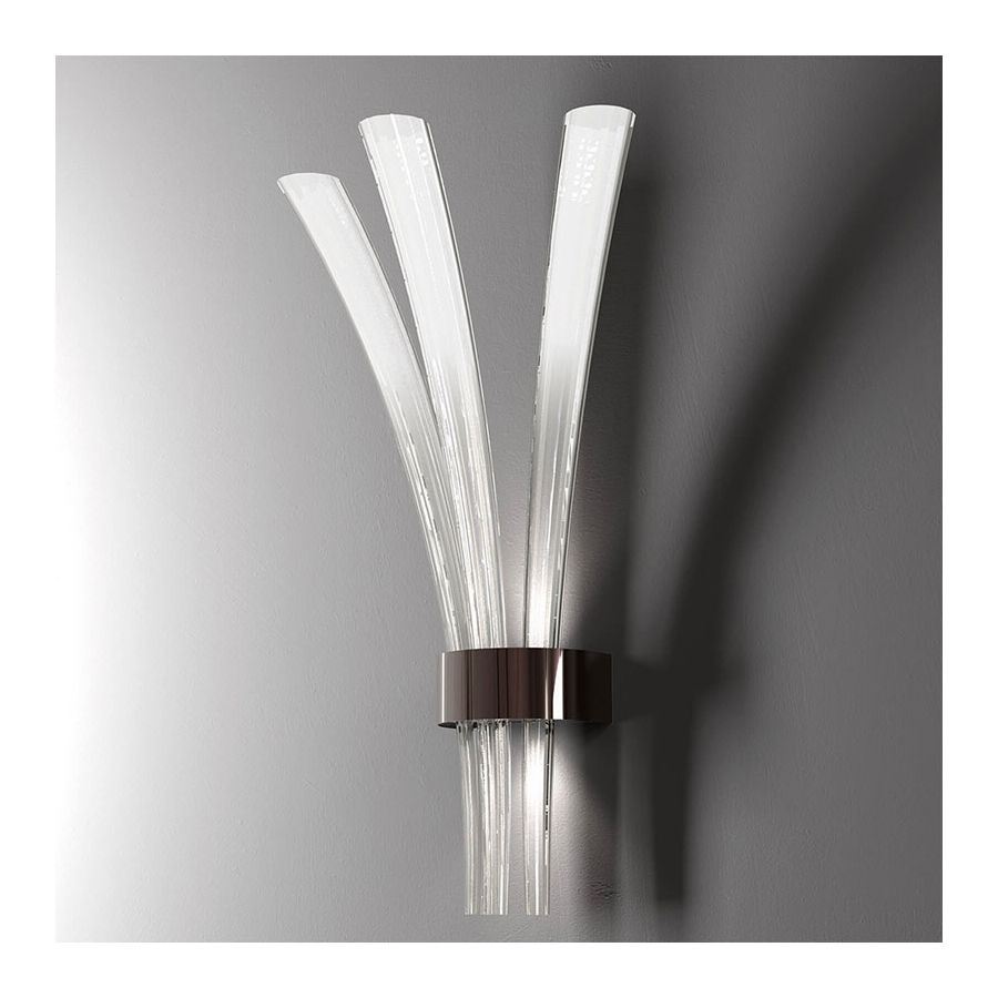 White colour glass, Iron Grey finish