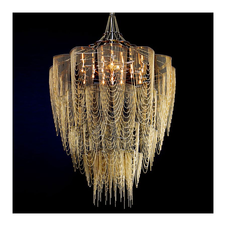 Brass color range, cm.: 120 x 70 x 70 / inch.: 47.5" x 27.5" x 27.5" size