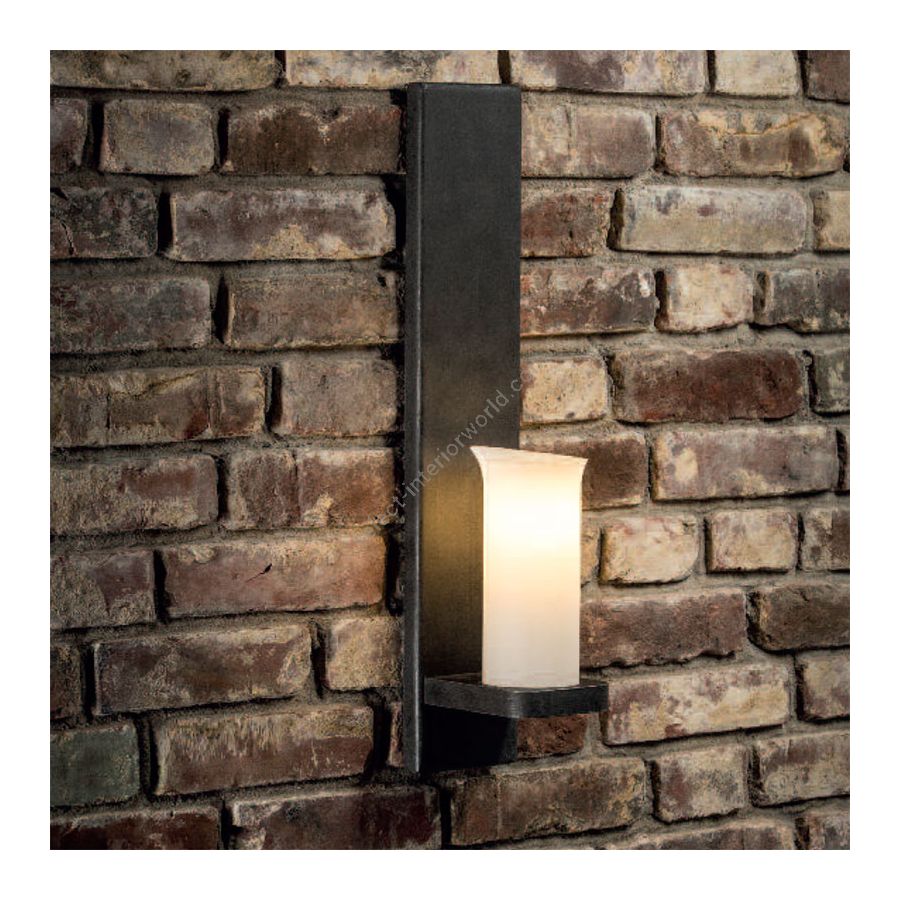 Iron nature finish (cm.: 65 x 12.5 x 17 / inch.: 25.5" x 5" x 7")