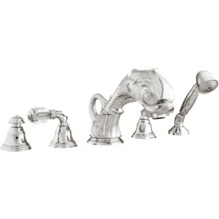 Bronces Mestre / Bath-Shower Fittings / Five holes bath set with Swarovski crystal 039616.A00.50
