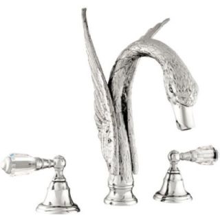 Bronces Mestre / Washbasin Fittings / Three holes basin set with Swarovski crystal 039651.D00.50