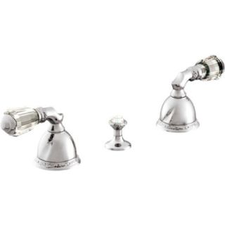 Bronces Mestre / Bidet Fittings / Three holes bidet set with Swarovski crystal 051622.A00.50