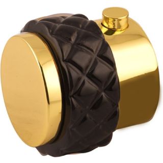 Bronces Mestre / Knobs for Shower Systems / Thermostatic knob kit with Coquette black porcelain 065546.N00.00