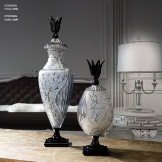 Italian Luxury Lighting / Vases / Crystal Set of 2 070199GG
