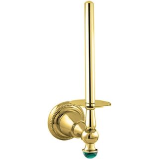 Bronces Mestre / Toilet Roll Holders / Spare toilet paper holdwer with malachite stone 073885.ML0.01