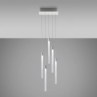 Fabbian / LED-taklampor / Multispot Tooby F32 5 spots 30x15cm