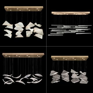 Fine Art Handcrafted Lighting / Pendants Lights / Elevate Rectangular 894840-222