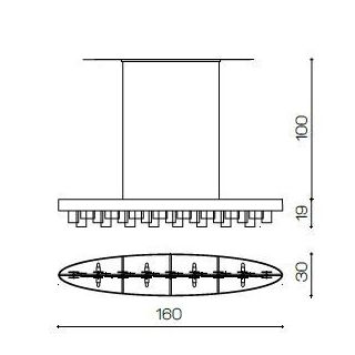 Il Paralume Marina / Chandeliers / Contemporary / 2170/CH17