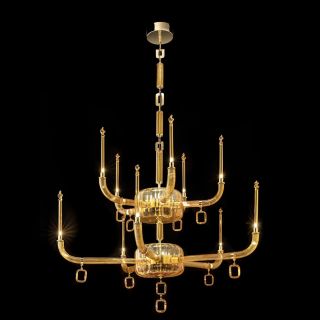 Glass & Glass Murano / Chandeliers / Contemporary Venetian C-Aurea