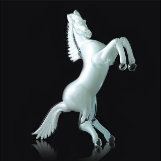 Italian Luxury Lighting / Animal Sculptures / Horse 17cm in Murano Glass 757 1 COL