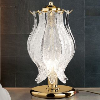 Patrizia Volpato / Table Lamps / Petali Handcrafted Murano Glass 24 Karat Gold PV-8002-L