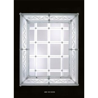 Italian Luxury Lighting / Wall Mirrors / Silver Venetian Glass Murano Glass 829S