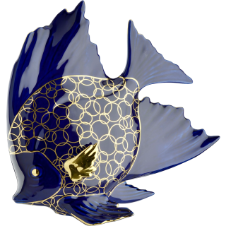 Le Porcellane / Animal Sculptures / Bolly Angel Fish / Animali 7030/by